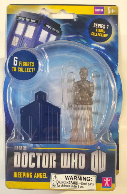 Doctor Who: LOOPED WEEPING ANGEL (Clear) - Series 7 Variant - 3.75 Inch Action Figure - Character Options