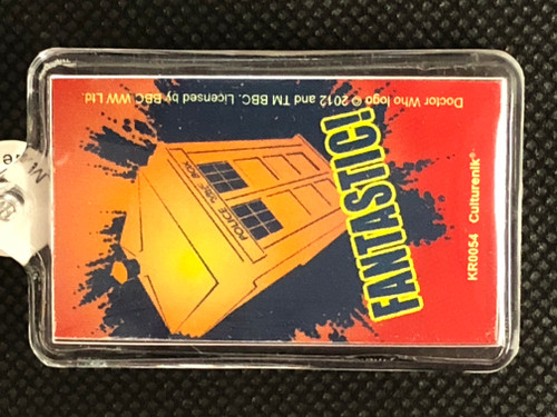 Doctor Who: FANTASTIC - Lucite Keyring Keychain by Culturenik