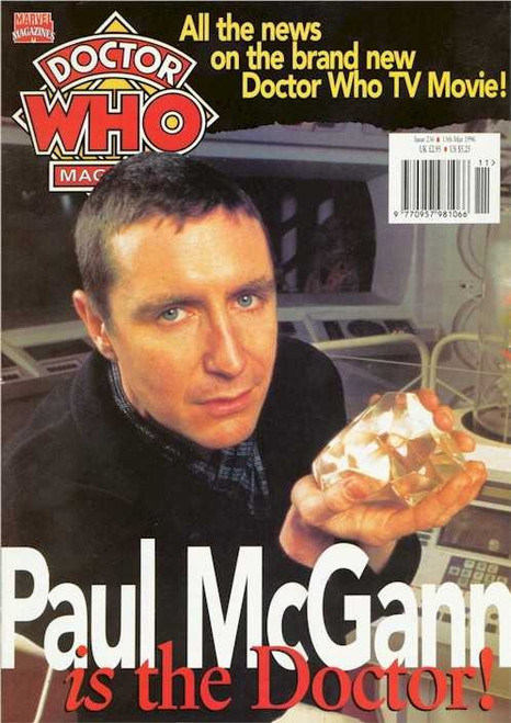Doctor Who Magazine Issue #236 - First Paul McGann Cover