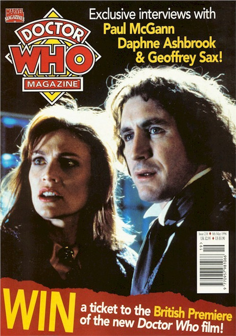 Doctor Who Magazine Issue #238 (Paul McGann & Daphne Askbrook) 1996 Movie