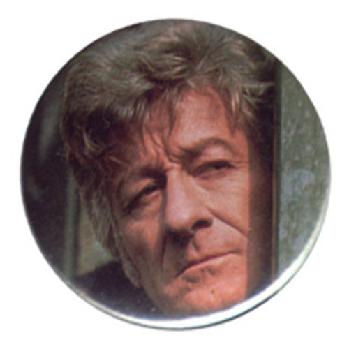 Doctor Who Vintage 1980's Button - 3rd Doctor (Jon Pertwee) "face" 