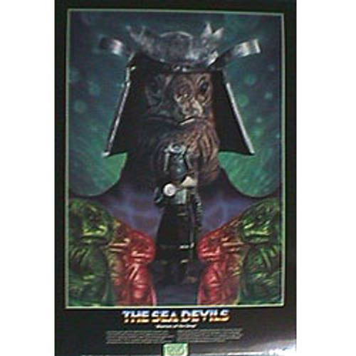Doctor Who Vintage 1980's Laminated Poster - SEA DEVILS