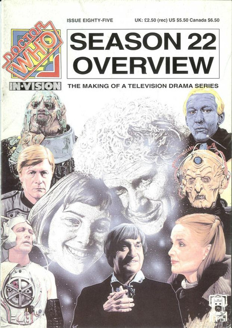 Doctor Who IN*VISION UK Imported Episode Magazine #85 - Season 22 Overview