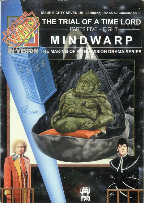 Doctor Who IN*VISION UK Imported Episode Magazine #87 - MINDWARP