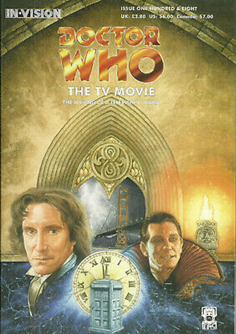 Doctor Who IN*VISION UK Imported Episode Magazine #108 - The TV MOVIE