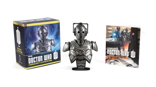 Doctor Who CYBERMAN Mini Bust and Illustrated Mini Book from Running Press by Richard Dinnick