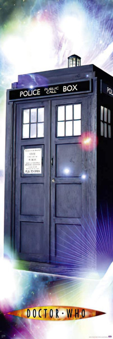 Doctor Who: TARDIS (10th Doctor - David Tennant) - Large Door Poster - 62" X 21"