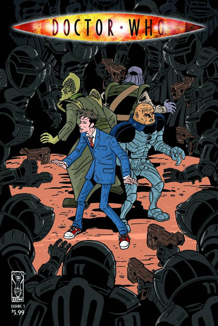 Doctor Who IDW On-Going Comic Book: 10th Doctor - Issue #5 of 16 Cover A (Fugitive Part 3 of 4)