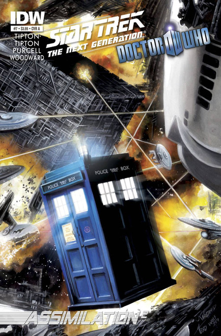 Doctor Who & Star Trek The Next Generation Assimilation² IDW Comic Book - Issue #7 of 8 Cover A