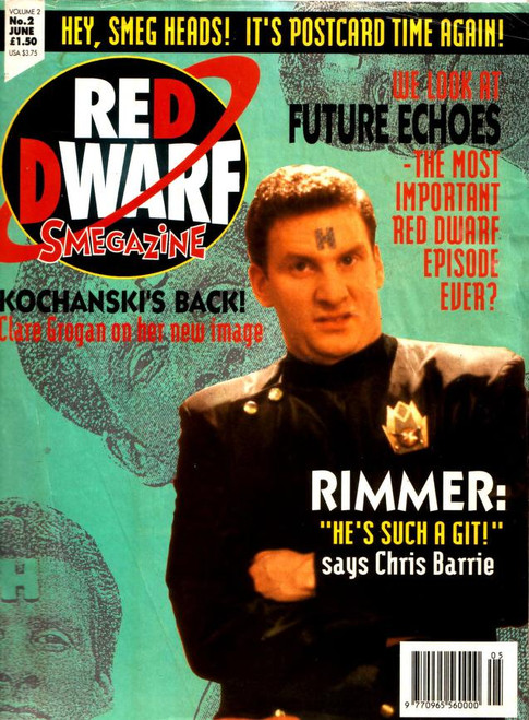 Red Dwarf UK TV Series Magazine - Smegazine Volume 2 Issue #2 (May 1993)