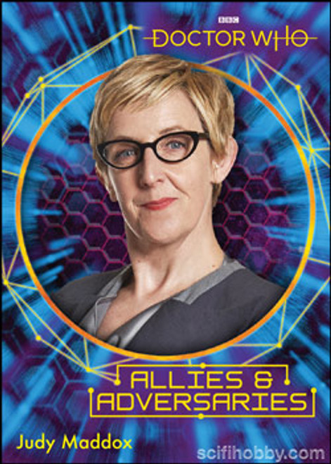 Doctor Who: Series 11 & 12 Trading Cards - ALLIES & ADVERSARIES Card #UA7 "Judy Maddox" Chase from Rittenhouse Archives 2022