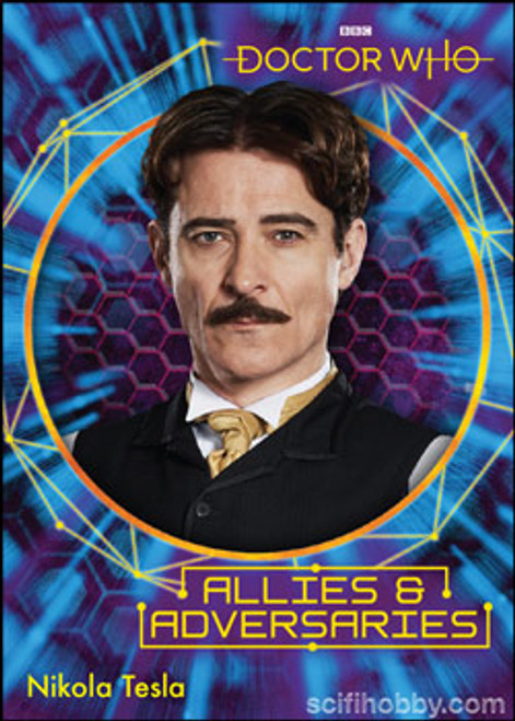 Doctor Who: Series 11 & 12 Trading Cards - ALLIES & ADVERSARIES Card #UA10 "Nikola Tesla" Chase from Rittenhouse Archives 2022