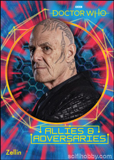 Doctor Who: Series 11 & 12 Trading Cards - ALLIES & ADVERSARIES Card #HA12 "Zellin" Chase from Rittenhouse Archives 2022