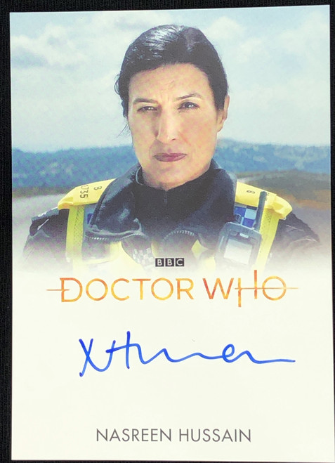 Doctor Who: Series 11 & 12 Autograph Trading Card - NASREEN HUSSAIN as Officer Anita Patel - from Rittenhouse Archives 2022