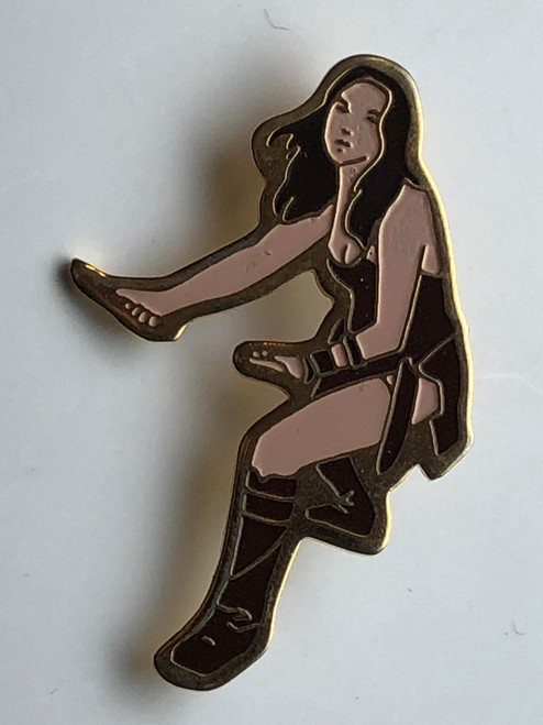 Vintage Doctor Who Fan Club of America (DWFCA) Lapel Pin - LEELA