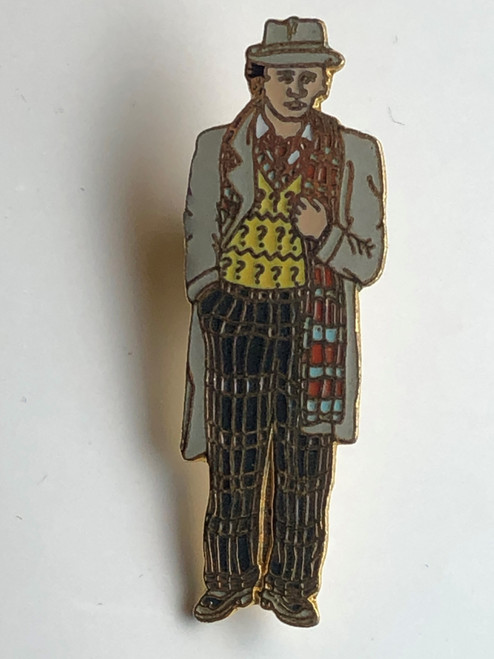 Vintage Doctor Who Fan Club of America (DWFCA) Lapel Pin - 7th Doctor (McCoy)
