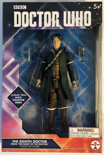 Doctor Who: EIGHTH Doctor (Paul McGann) "The Night of the Doctor"  Action Figure - Character Options