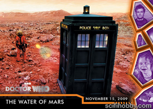 Doctor Who: Series 1 - 4 Specials Chase Card Set # FS09-1 to FS09-6 - WATER OF MARS - from Rittenhouse Archives 2023