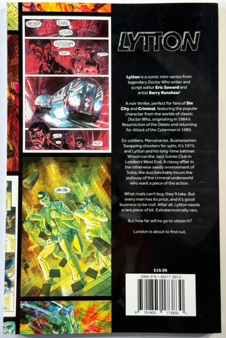 LYTTON from the World of Doctor Who - Graphic Novel by Cutaway Comics