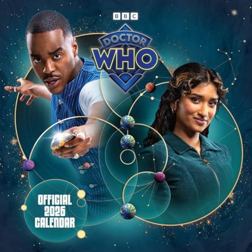 Doctor Who 2026 Calendar (Ncuti Gatwa era featured photos)
