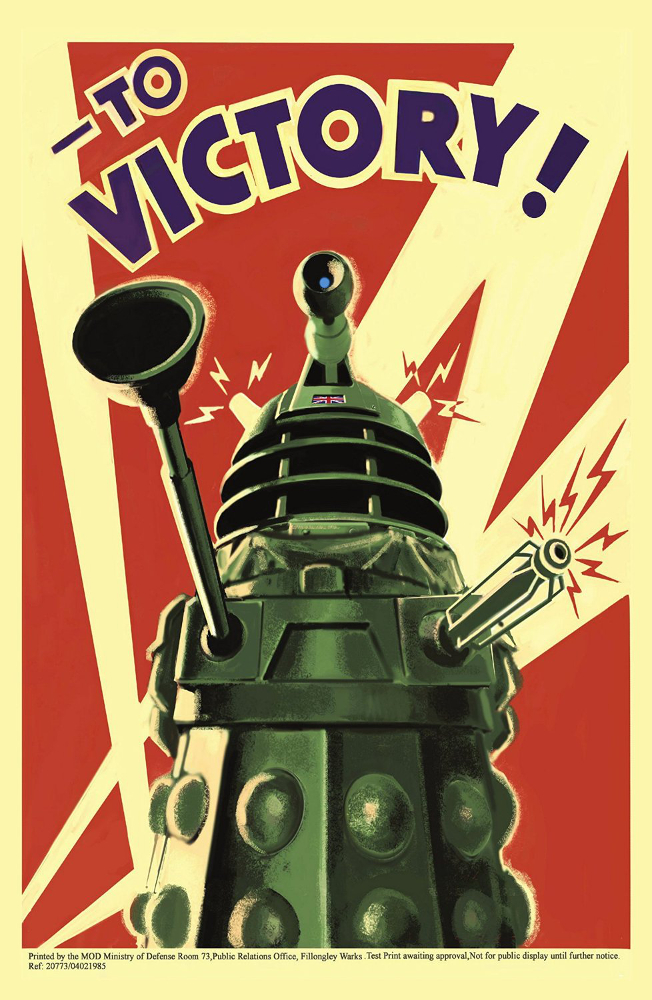 Doctor Who: 17 x 11 Inch Print - To Victory - Daleks World War II