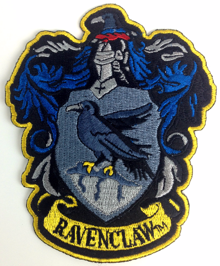 Harry Potter Hogwarts House Ravenclaw patch - iron-on 3 inch patch