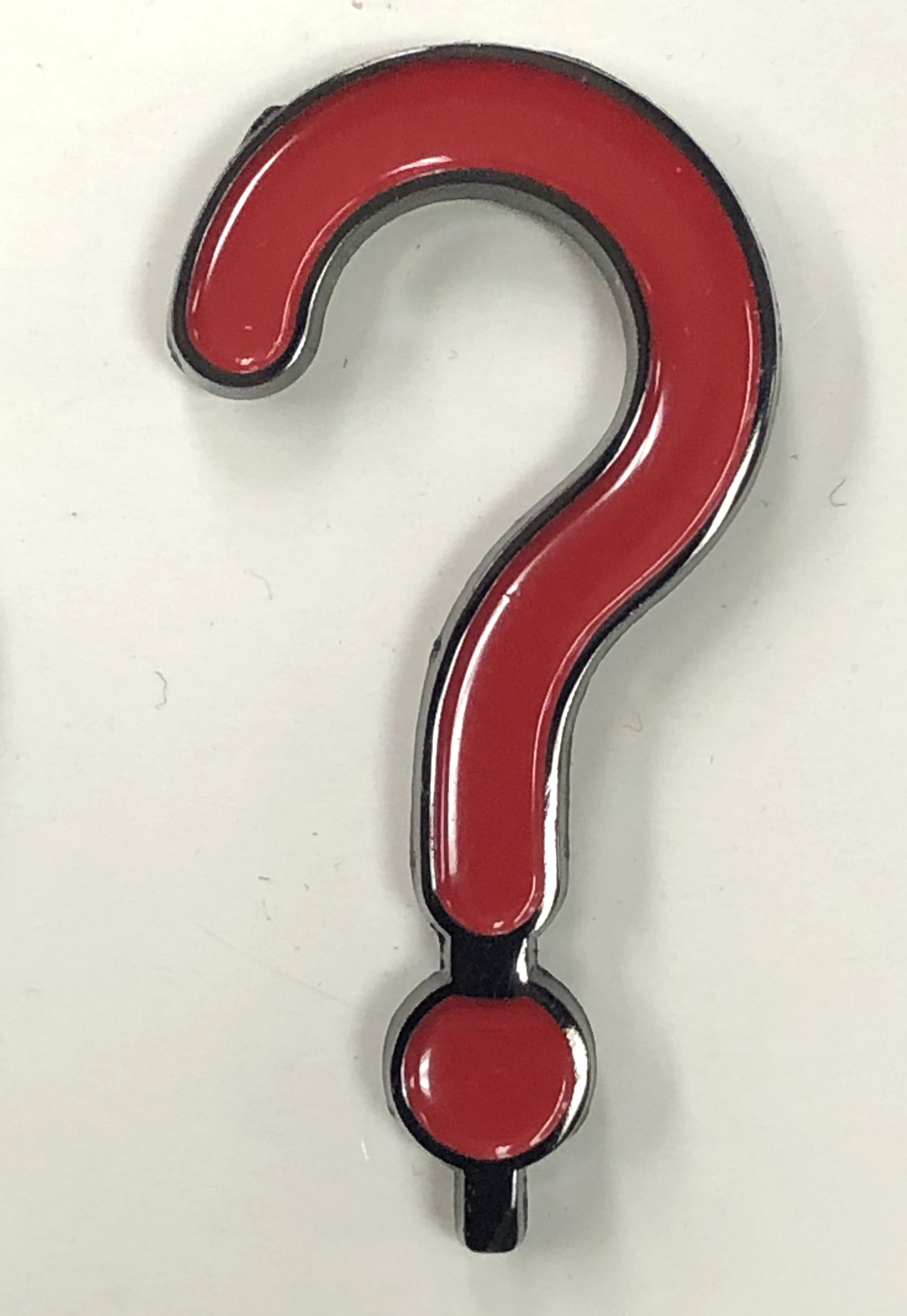 question mark tie pin