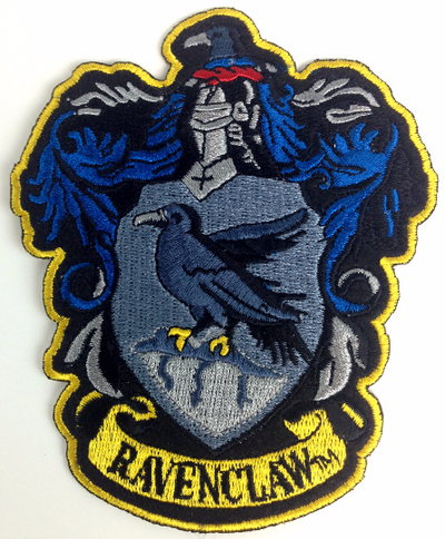 Harry Potter: House of RAVENCLAW - Full Size Iron On Patch - Doctor Who ...