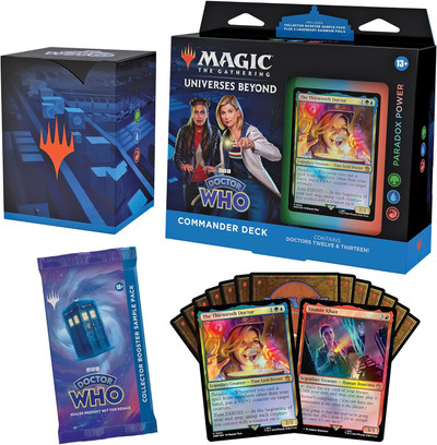 Magic The Gathering DOCTOR WHO Commander Deck - PARADOX POWER (100-Card Deck, and more) CCG (Collectible Card Game) - Doctor Who Store Magic The Gathering DOCTOR WHO Commander Deck - PARADOX POWER (100-Card Deck, and more) CCG (Collectible Card Game) - Doctor Who Store