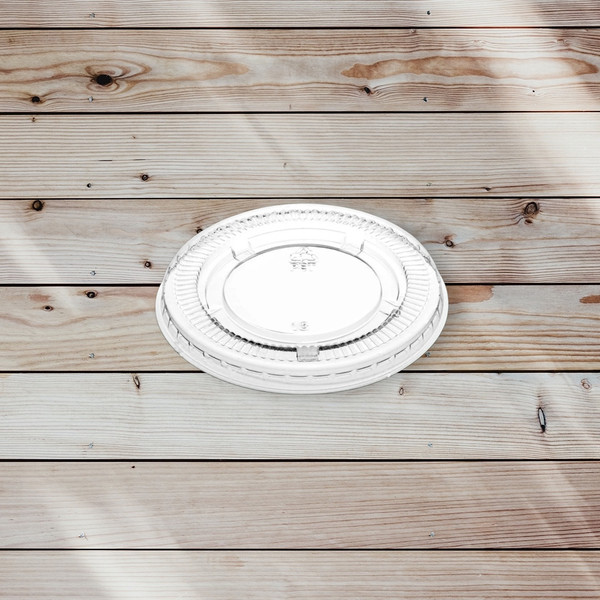 SOUFFLE CUP LID  For 3.25 oz. to 5.5 oz. 2500/Case Souffle/Portion Cup DART PL4N