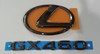 LEXUS GX460 BLACK CHROME REAR EMBLEM KIT