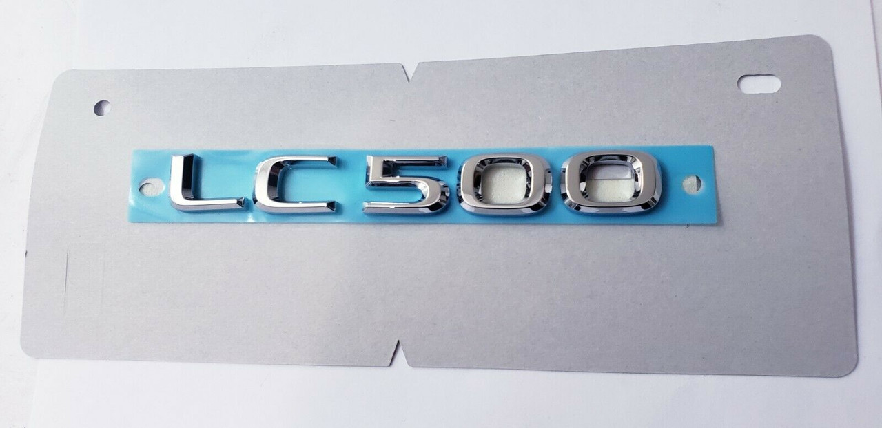 18-19 NEW LEXUS LC500 CHROME EMBLEM REAR TRUNK NAMEPLATE BADGE 2018 2019