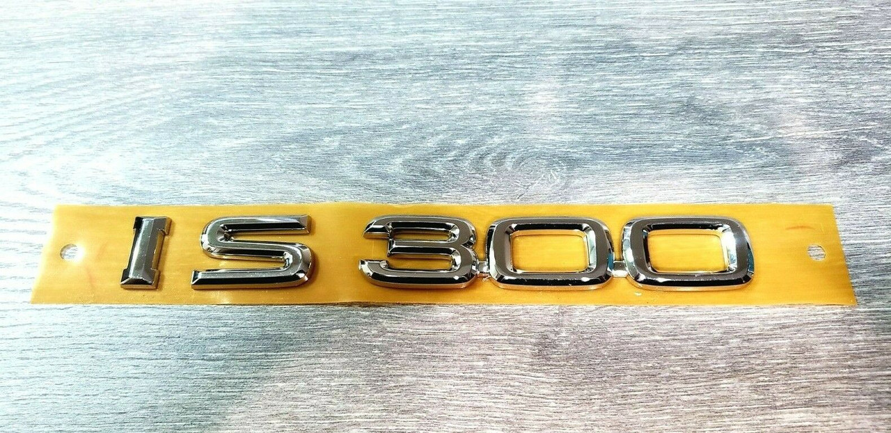 00-05 Lexus IS300 Rear Trunk Emblem Badge Chrome 2001 2002 2003 2004 2005