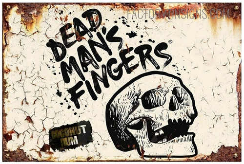 Dead Man’s Fingers Typography Vintage Metal Signs Retro Metal Tin Signs for Home Wall Décor And Wall Hanging