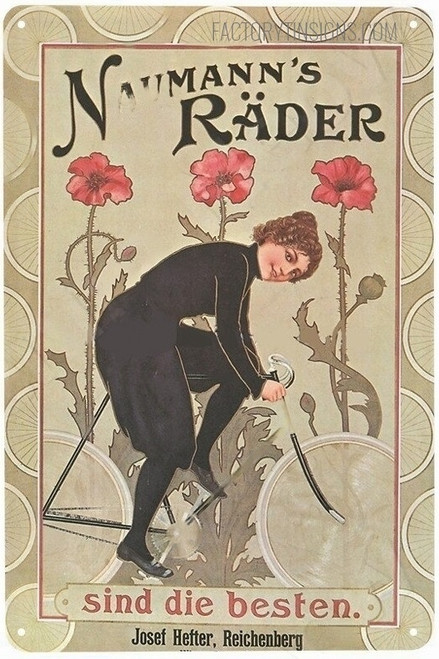 Naumann’s Rader Sind Die Besten Josef Hefter Reichenberg Typography Figure Vintage Posters for Room Wall Decor