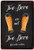 Two Beer or Not Two Beer Vintage Typography Cocktails Metal Tin Sign Poster for Pub Bar Decoration Wall Art