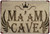 Ma’am Cave Typography Vintage Metal Signs Tin Sign for Office Décor And Wall Hanging