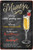Mimosa Cocktail Vintage Typography Metal Tin Sign Cocktail Recipe Wall Art Poster for Man Cave