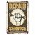 Repair service vintage tin art wall decor