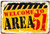 Welcome To Area Typography Vintage Metal Signs Tin Sign for Wall Décor And Wall Hanging