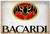 Bacardi Typography Vintage Metal Signs Retro Metal Tin Signs for Wall Hanging And Living Room Design