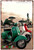 Scooter At Street Typography Transport Vintage Metal Signs Retro Metal Tin Signs for Wall Hanging And Home Décor