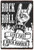 Rock & Roll Live Fast Rock Harder Typography Figure Vintage Metal Signs Retro Metal Tin Signs for Wall Décor And Wall Hanging