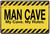 Man Cave My Cave Typography Vintage Metal Signs Retro Metal Tin Signs for Home Décor And Wall Hanging