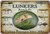 Get Hooked At Lunkers Bait & Tackle Best Lures Around These Parts Typography Sea Animal Vintage Metal Signs Tin Signs for Wall Hanging And Wall Decor