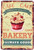 Cake Cake Premium Quality Fresh Cake Bakery Typography Food Vintage Metal Signs Retro Metal Signs for Living Room Design And Wall Décor