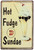 Hot Fudge Sundae Typography Food Vintage Metal Signs Retro Metal Signs for Wall Hanging And Bakery Wall Décor