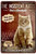 The Insistent Kitty Cute Animal Typography Vintage Tin Art Metal Hanging Signs Perfect For House Decoration And Office Wall Decoration Ideas