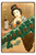 Bee Brand Fragrant Wine Meiji Era Vintage Japanese Advertisement Poster Figure Art Beer Signage Beer Signs Metal For Interior Decoration