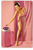 Hot Lady Brunette In Shower Artwork Reproduction Famous Mid Century American Pin Up Painting Figure Wall Art Cheap Metal Signs Metal Tin Signs For DIY Room Decor